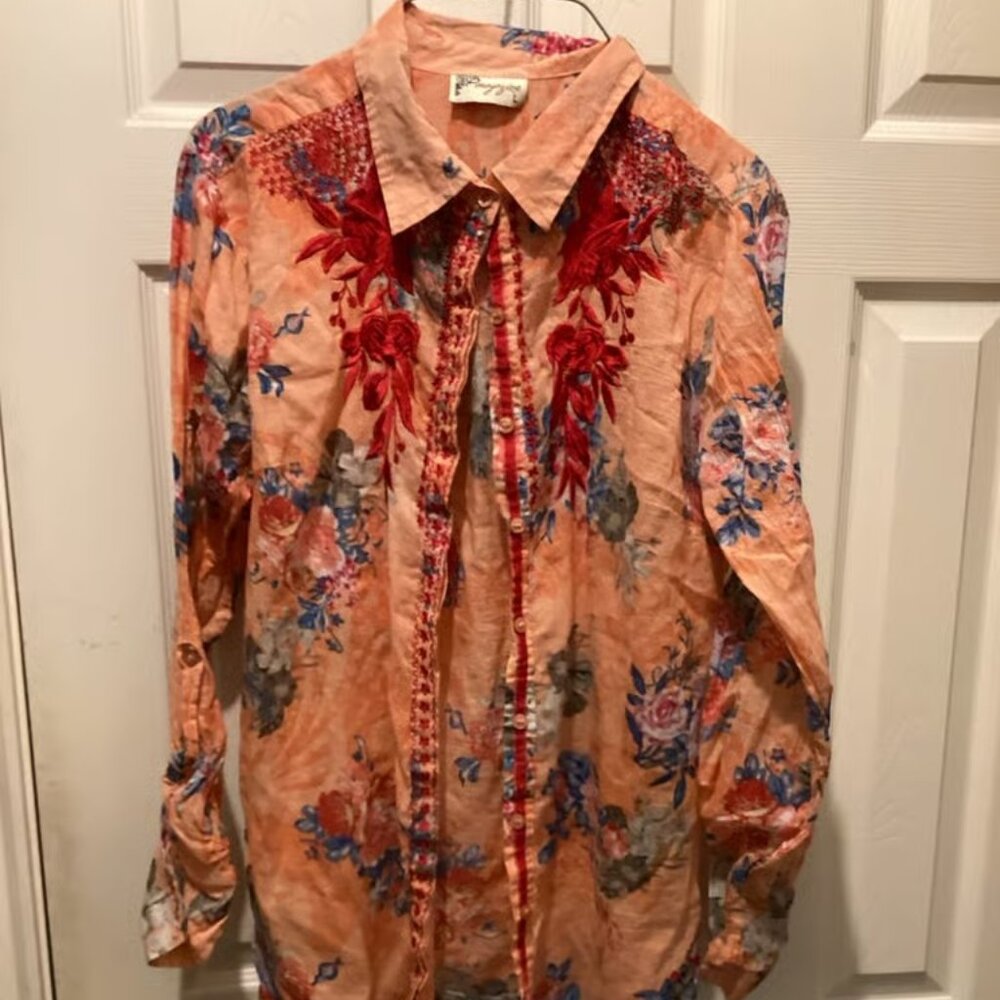 Magazine brand blouse, size large